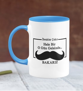 BK Gift Kişiye Özel Babalar Günü Temalı Mavi Kupa Bardak 31327m