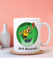 Kişiye Özel Hakem Tasarımlı Beyaz Kupa