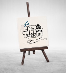 BK Gift Kişiye Özel Mesleki Diş Hekimi Şovaleli Doğal Taş  2