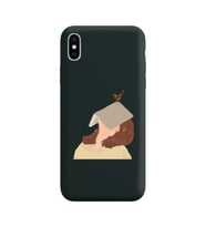 Siyah Lansman Kılıf iPhone XS Max