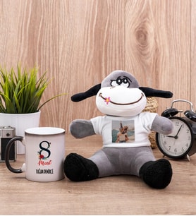 Kadınlar Gününe Özel Sihirli Kupa Bardak ve Peluş Eşek
