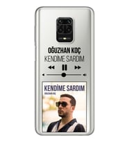 Oğuzhan Koç Mp3 Tasarımlı Süper Şeffaf Silikon Telefon Kılıfı Xiomai Redmi Note 