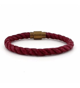 BORDO HALAT BRONZ METAL MANYETİK KLİPSLİ ERKEK BİLEKLİK BT387