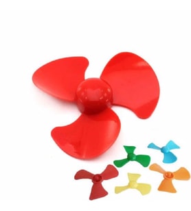 3 Adet DC Motor için Deney Motoru Pervanesi Mini Plastik Pervane