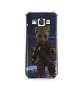 Baby Groot Tasarım Süper Şeffaf Silikon Telefon Kılıfı Samsung A3 (2015)