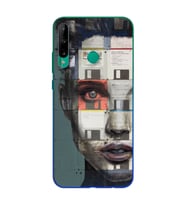 Machine Tasarımlı Süper Şeffaf Silikon Telefon Kılıfı Huawei P40 Lite E
