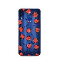 Şeker Tasarımlı Süper Şeffaf Silikon Telefon Kılıfı Huawei Honor 8c