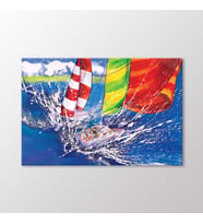 Arty Tablo Yelkenliler Tablo (Karışık)
