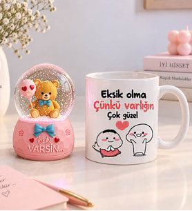 İyi Ki Varsın Kar Küresi & Eksik Olma Varlığın Çok Güzel Kupa