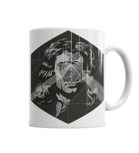 Isaac Newton Kupa Bardak Porselen