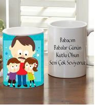 Kişiye Özel Babalar Günü Kupa Bardak