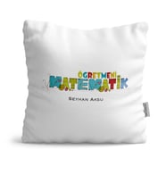 BK Gift Kişiye Özel Matematik Öğretmeni  Yastık  2