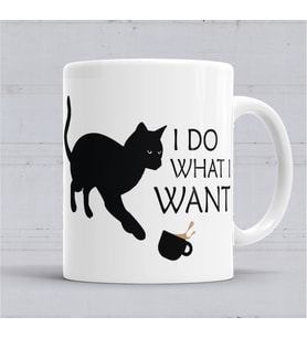 I Do What I Want Ne İstersem Onu Yaparım Kedi Kupa Bardak