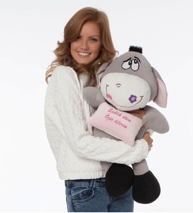 Halley Oyuncak Özür Dilerim Mesajlı Peluş Eşek 65 Cm 78185