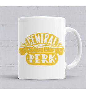 Frıeend Central Perk  Kupa Bardak Porselen