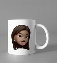 Emoji Kız Stiker Kupası