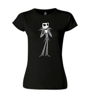 Jack Skellington - The Nightmare Siyah Bayan Tshirt