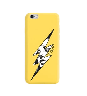 Iphone 6s Flash Tasarımlı Sarı Lansman Telefon Kılıfı