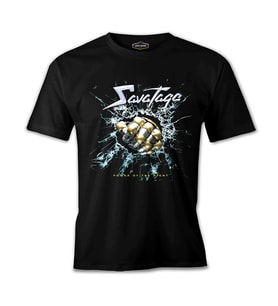 Savatage - Power of the Night Siyah Erkek Tshirt