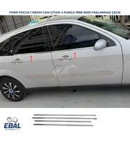 Ford Focus 1 Krom Cam Çıtası 4 Prç. 1998-2005 P.Çelik