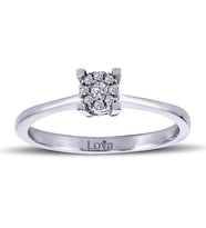 Lova 0,30 Karat Tektaş Görünümlü Pırlanta Yüzük - 1020165