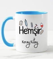 Hemşir Kupa Bardağı Mavi