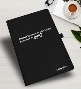KİŞİYE ÖZEL ÖZLÜ SÖZLÜ DEFTER & AJANDA