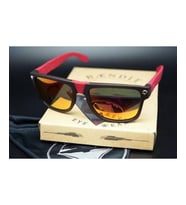 NED KELLY LIMITED EDITIONS MAT SİYAH ÇERÇEVE KIRMIZI LENS