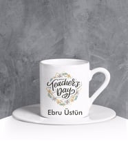 eJOYA Kişiye Özel Teachers Day Türk Kahvesi Fincanı 90670