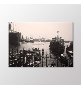Arty Tablo Karaköy Wharf, 1910 Tablo (Karışık)