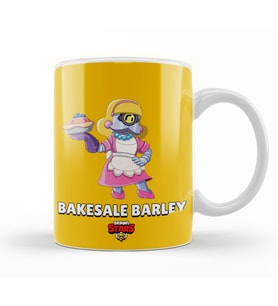 Brawl Stars  Bakesale Barley Kupa Bardak Porselen