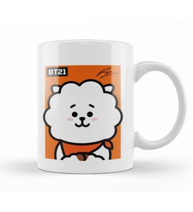 BT21 RJ Bts Kupa Bardak Porselen