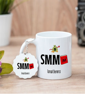 Mali Müşavir Beyaz Kupa Bardak Ve Anahtarlık Set