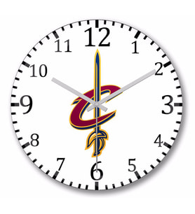 Cleveland Cavalier Duvar Saati Bombeli Gercek Cam