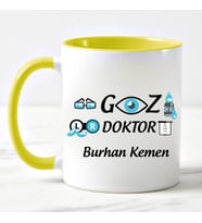 Göz Doktoru Kupa Bardağı Sarı