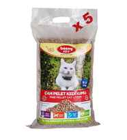 Bonny Nice Organik Çam Pelet Kedi Kumu 5 kg 9 l x 5 Paket