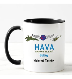 Hava Kuvvetleri Subay Kupa Bardağı Siyah