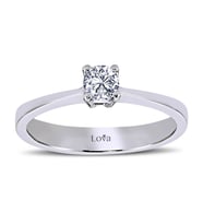 Lova F Renk 0,23 Karat Pırlanta Tektaş Yüzük - 1060035