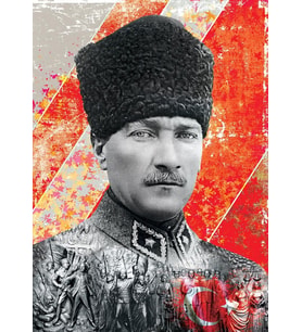 AHŞAP 1000 PARÇA MUSTAFA KEMAL  ATATÜRK PUZZLE