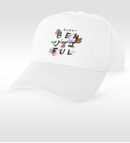 BK Gift Kişiye Özel Baskılı Beyaz Şapka  5