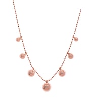 7'li Top Kolye - Rose