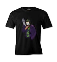 Joker - Arial Siyah Erkek Tshirt