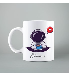 Astronot Kupası Kişiye Özel