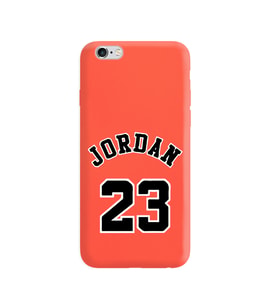 Iphone 6s Air Jordan Tasarımlı Turuncu Lansman Telefon Kılıfı