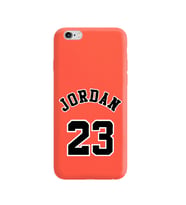 Iphone 6s Air Jordan Tasarımlı Turuncu Lansman Telefon Kılıfı