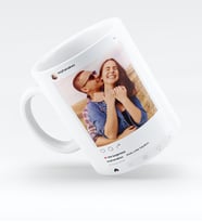 BK Gift Kişiye Özel İnstagram Beyaz Kupa Bardak