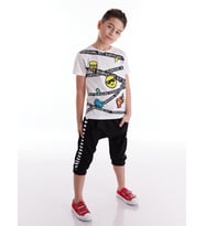 Survival Erkek Çocuk T-shirt Kapri Şort Takım