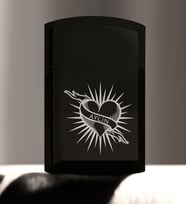 BK Gift Kişiye Özel İsimli Siyah Metal Çakmak  22