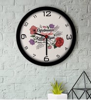 BK Gift Kişiye Özel Öğretmenler Gününüz Kutlu Olsun Ahşap Duvar Saati-5 (Beyaz)