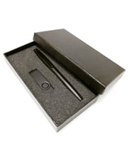 Mat Siyah Roller Kalem ve Usb Bellek